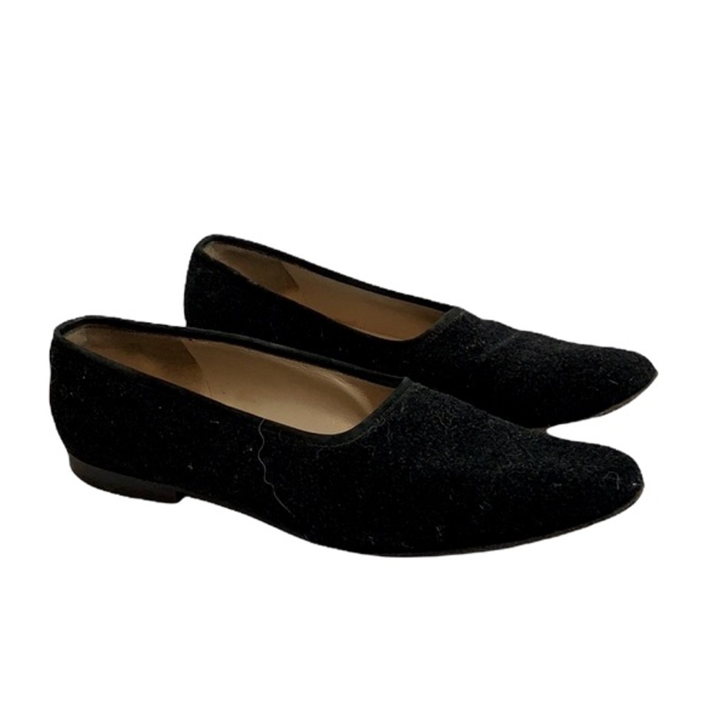 Salvatore Ferragamo Womens Square Toe Slip On Ballet Flats Driving Loafers 7.5